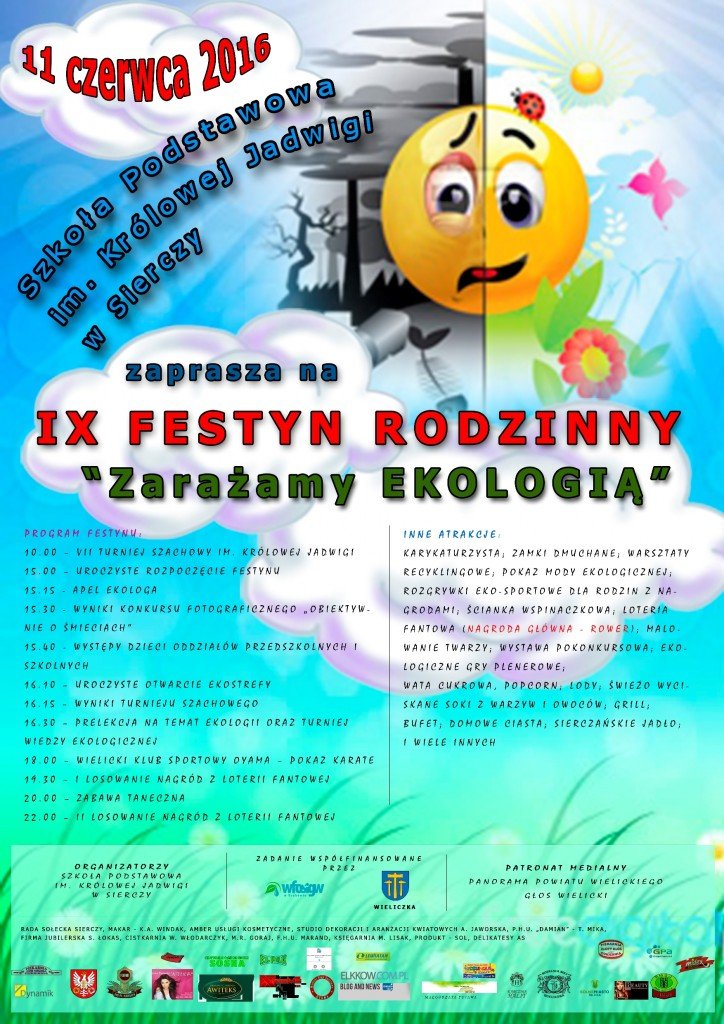 Program Festynu Siercza 2016