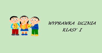 Wyprawka do pierwszej klasy