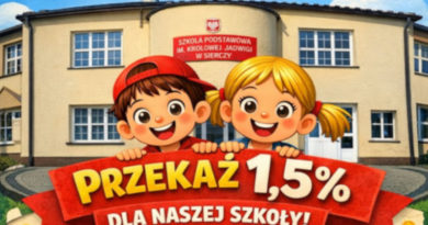 Przekaż 1,5% podatku i wesprzyj Naszą Szkołę!