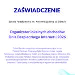 Zaświadzcenie SP Siercza organizator DBI